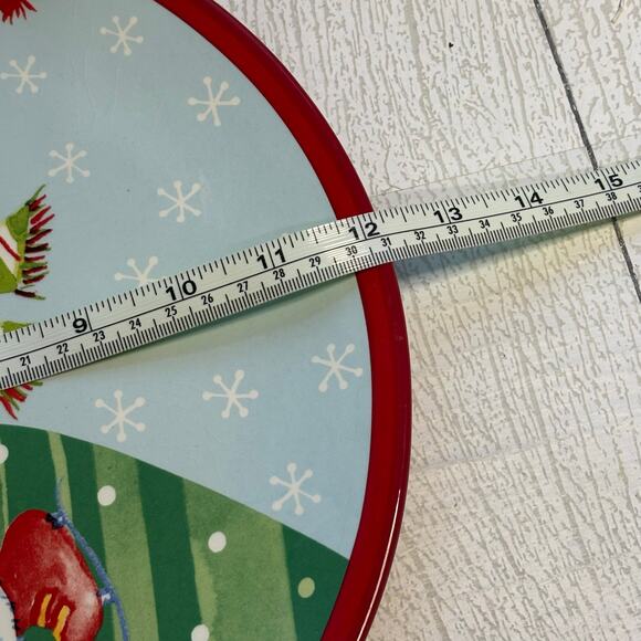 Ganz Skating Snowman Decorative Plate - Picture 8 of 9